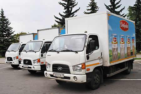 Автопарк компании "Добрада" ездит по оптимизированным с АНТОР маршрутам